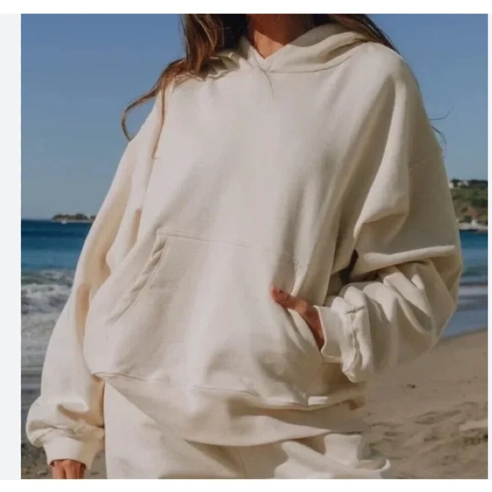 Daily Drills Unisex Oversized Hoodie - Sand